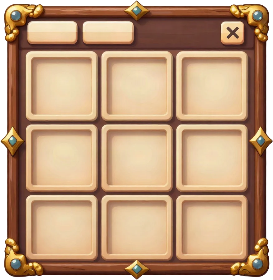 Fantasy inventory UI